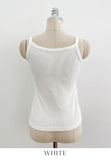 Luyou Basic Ribbed Round Sleeveless