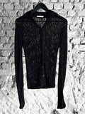 Lippy Collar Knit Cardigan