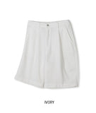Pao Back Elastic Bermuda Denim Pants