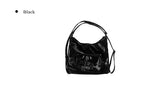 Kaon Two Belt Leather Big Shoulder Bag