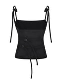 [mnem] layering open-back bustier
