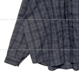 Awesome balloon check hooded shirt