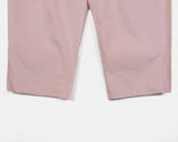 Thermal back pocket point wide cotton pants