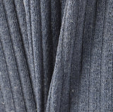 Rogen Ribbed Linen Button Cardigan