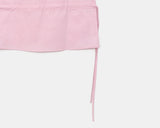 Brew Ribbon Shirring Layered Sleeveless One Piece