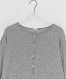 Kiho Round Boucle Summer Cardigan