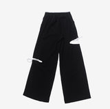 Pidyu Color Matching Side Slit Pants