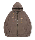 [2-WAY] Navajo Pigment Hood Zip-Up