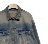 Desert washed denim trucker jacket