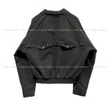 Cinder Bohemian Studded Bomber Jacket