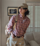 Breed Wrinkle Check Shirt