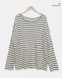 Natine Striped Long Sleeve Knit