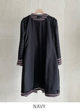 Cloned Tweed A-Line Jacket One Piece