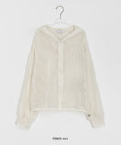 Tesili Summer Net Hood Zip-up