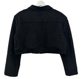 Suede Crop Jacket