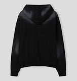 Moldy Spray Damage Hoodie Zip-Up