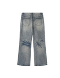 Cardis Laser Flare Denim Pants