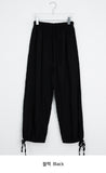 Rooney Linen String Wide Harem Pants