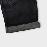 Fiction paint washing denim pants