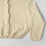 Fluffy Avant-Fit Shibori Alpaca Long Sleeve Cardigan