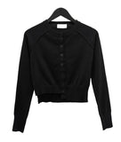 Unbalanced Knit Crop Cardigan