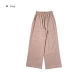 Oru Peach Cotton Banding Wide Pants