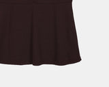 Shocker See-Through Cut Shirring Short Sleeve T-Shirt