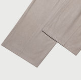 Deep corduroy one-tuck pants