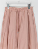 [unisex] Keiri pintuck banding parachute wide linen pants