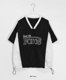Goodbat color matching printing nylon short sleeve tee