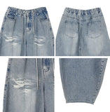 Held Washed Balloon Denim Pants