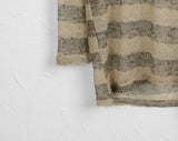 Nion See-Through Stripe Hood Long Sleeve Knit