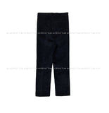 Uni corduroy pintuck pants