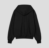 Wanted Lettering Crop Hood Zip-Up