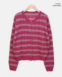 Mael Stripe Knit Cardigan