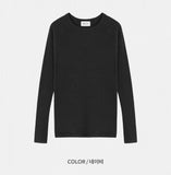 Muscle Fit Raglan Ribbed Knit