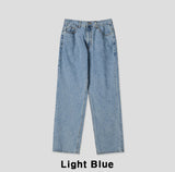 Carry Of Back Lettering Denim Pants