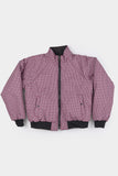 Rebear reversible check short padding jumper