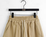 Hight Cotton String Two Way Cargo Long Jogger Wide Pants