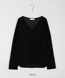 Nelki V-Neck Summer Linen Over knit Cardigan