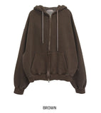 Meti Pigment Overfit Hood Zip-Up