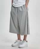 One Tuck Jersey Bermuda Shorts