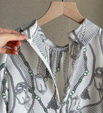 Repel Shirring Pattern Blouse