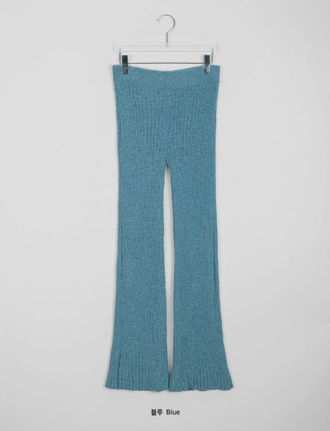【BAON】Moind Velvet Ribbed Banding Pants BAON (バオン) - モインドベルベットリブバンディングパンツ