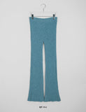 Moind Velvet Ribbed Banding Pants