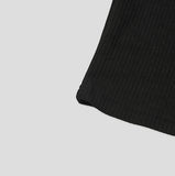 Triple Stud Ribbed Sleeveless Top