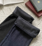 Corgette Brushed Span Bootcut Denim Pants