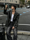 U-Neck Silket Long Sleeve T-shirt