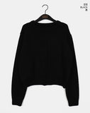 Knots Wrap Button Knit Cardigan