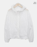 Havyu Flower String Windbreaker Jacket